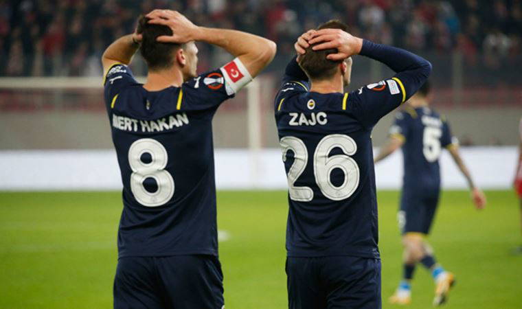 Fenerbahçe son dakikada yıkıldı,  UEFA Avrupa Ligi'ne veda etti | Olympiakos 1-0 Fenerbahçe