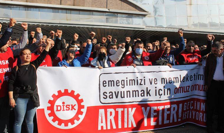 DİSK'in 'Geçinemiyoruz' eylemine valilikten engel