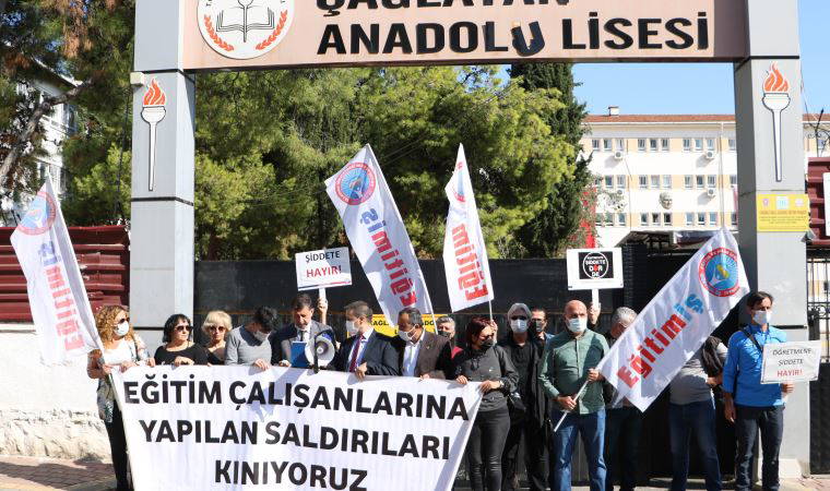 Disiplin cezası alan öğrencinin velisinden öğretmene saldırı