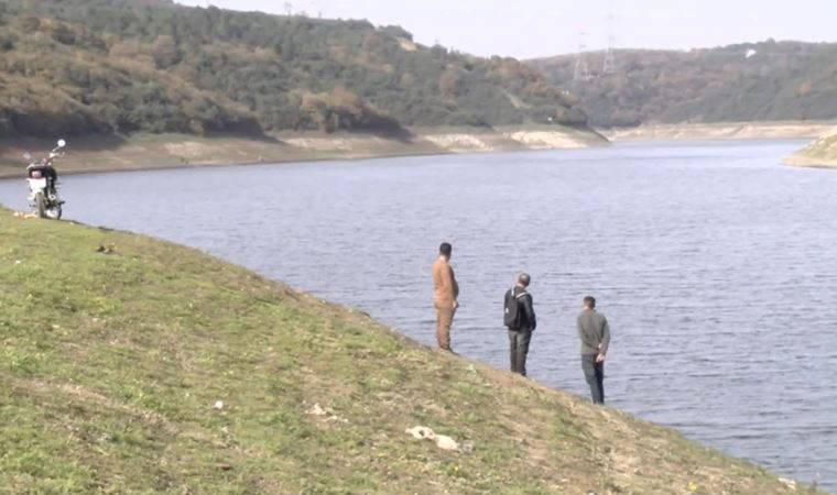 Alibeyköy Barajı'nda suya gömülmüş halde otomobil bulundu