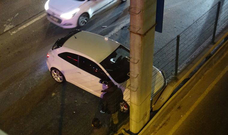 Avcılar D-100 karayolunda kaza; 1 yaralı