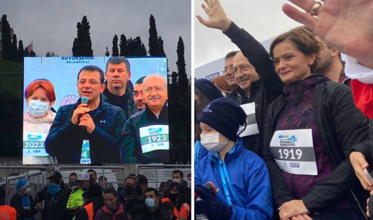 İstanbul Maratonu'nda Akşener ve Kılıçdaroğlu'nun göğüs numaraları dikkat çekti