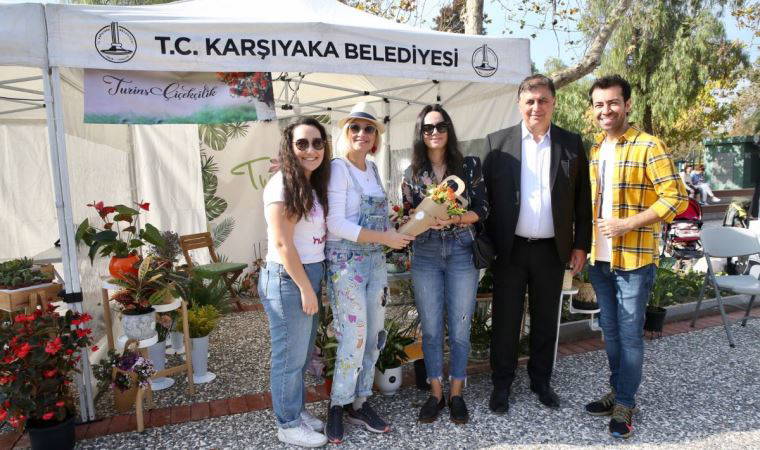 Karşıyaka ‘Sonbahar Çiçek Festivali’ ile renklendi