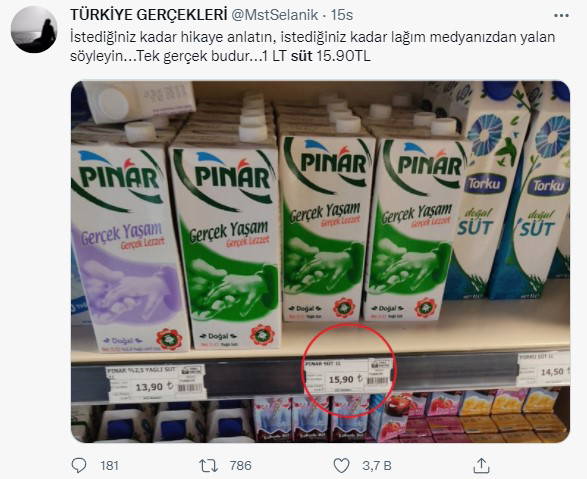 Zamdan sonra sütlerde etiketler değişti: Yurttaş isyan etti