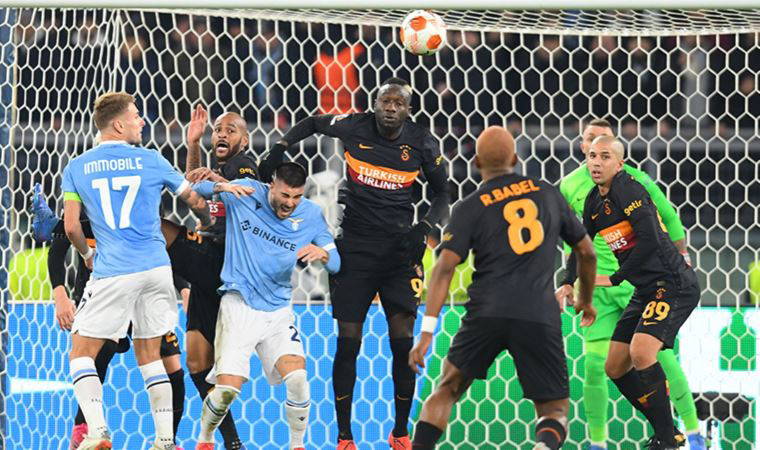Galatasaray UEFA Avrupa Ligi'nde namağlup tur atladı| Lazio 0-0 Galatasaray