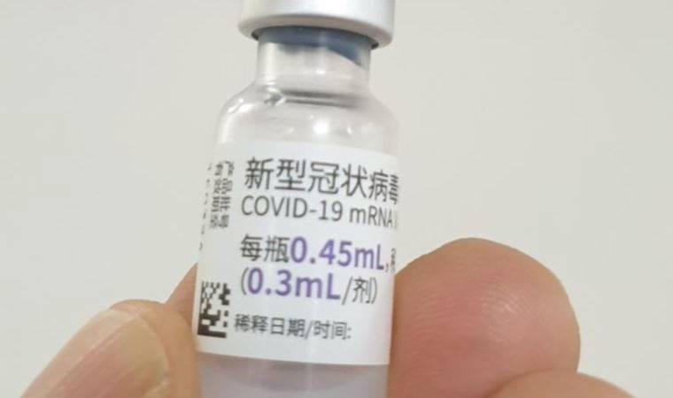 Çince yazılı Biontech aşıları kafa karıştırdı!