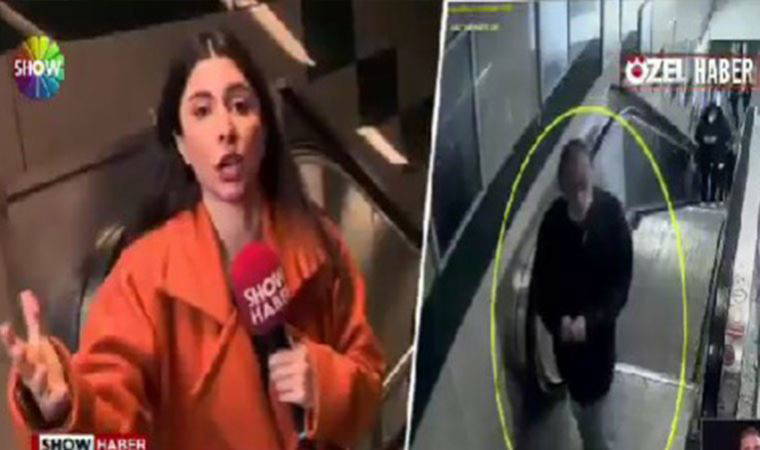 Show TV muhabiri metroda tacize maruz kaldı