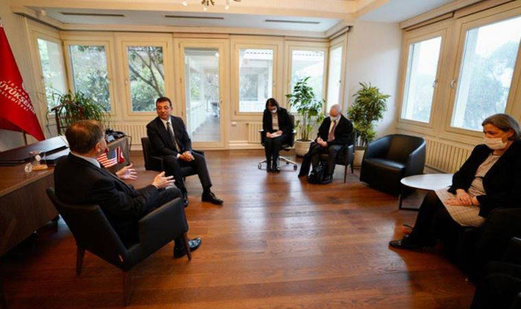 Eski elçi Satterfield'dan İmamoğlu'na 'veda' ziyareti