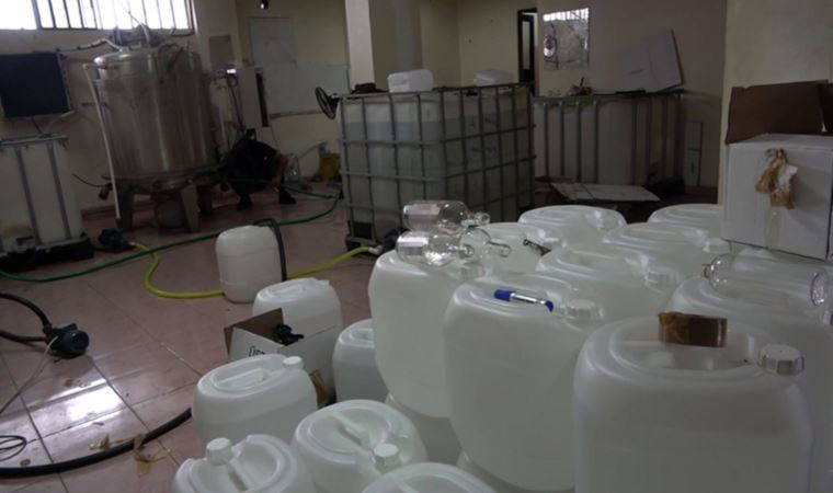 İstanbul'da 5 ton sahte içki: 1 kişi gözaltına alındı