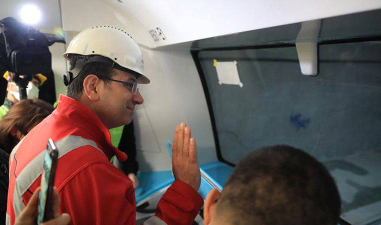 Eski yönetim durdurmuştu:  İmamoğlu test sürüşünü gerçekleştirdi