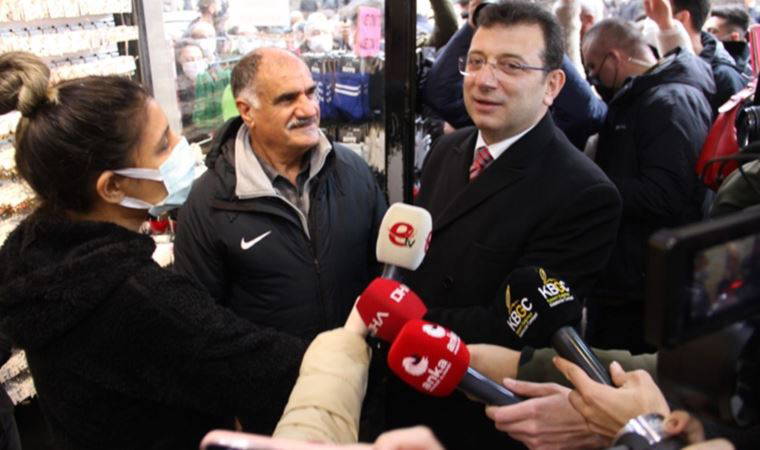 İmamoğlu'ndan esnafın 