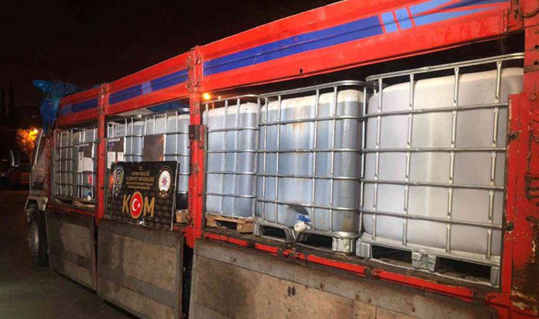 Adana'da 14 bin litre kaçak akaryakıt ele geçirildi