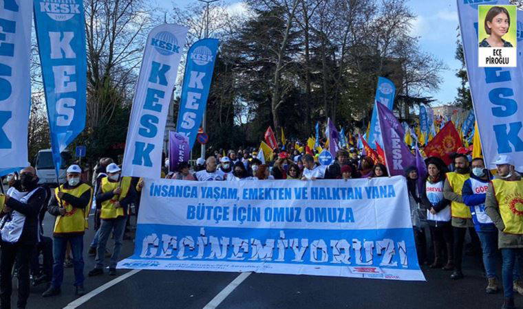 ‘Geçinemiyoruz’ diye haykırdılar