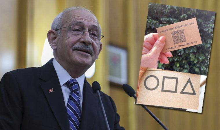 CHP'nin Mersin mitingine 'Squid Game'li çağrı