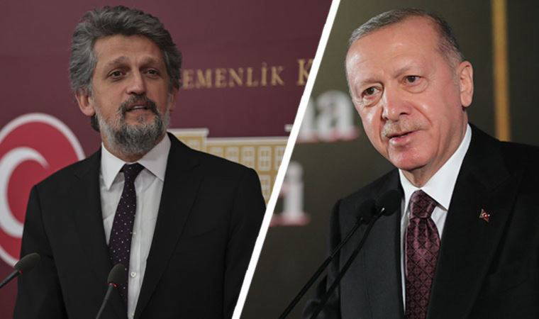 HDP'li Garo Paylan'dan Cumhurbaşkanı Erdoğan'a: 