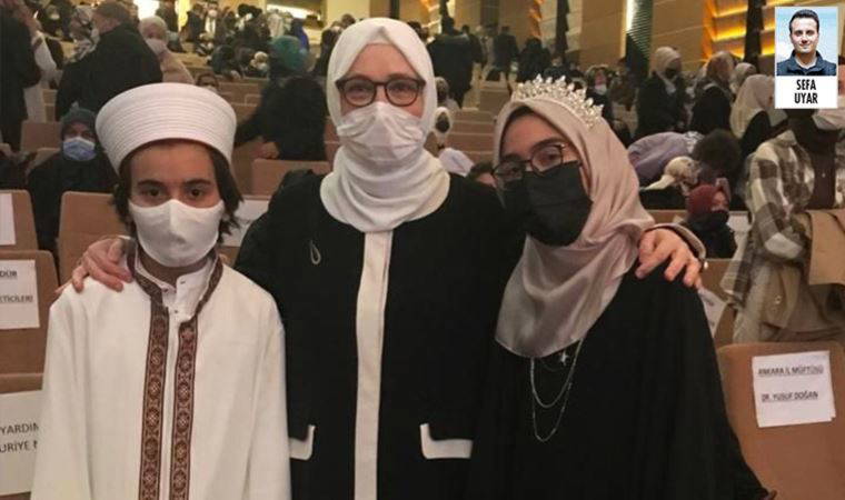 Diyanet İşleri Başkanı’nın eşi Kuran kurslarını, müftülükleri geziyor