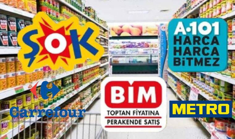 BİM, A-101, Şok, CarrefourSa, Metro'ya 'sebepsiz zam' cezası