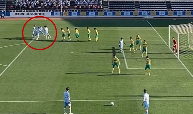 Japonya'da ilginç duran top organizasyonu