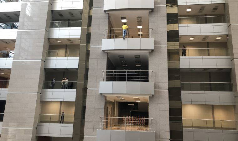 Çağlayan'daki İstanbul Adliyesi'nde intihar girişimi
