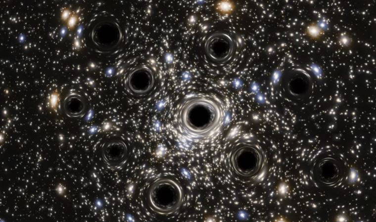 Hubble, NGC 6397  adı verilen ufak bir kara delik kümesini orataya çıkardı