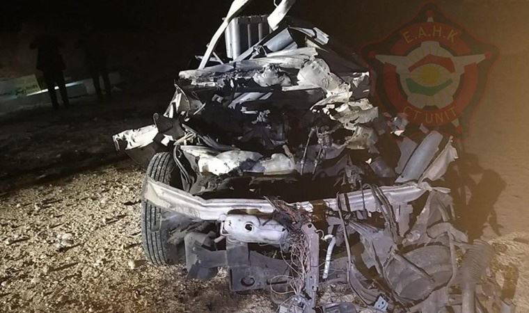 Erbil’deki roketli saldırıda kullanılan araç bulundu