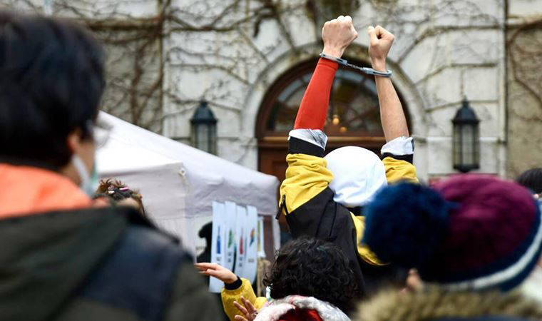 AKP Gençlik Kolları, Boğaziçili öğrencileri SİHA ile tehdit etti