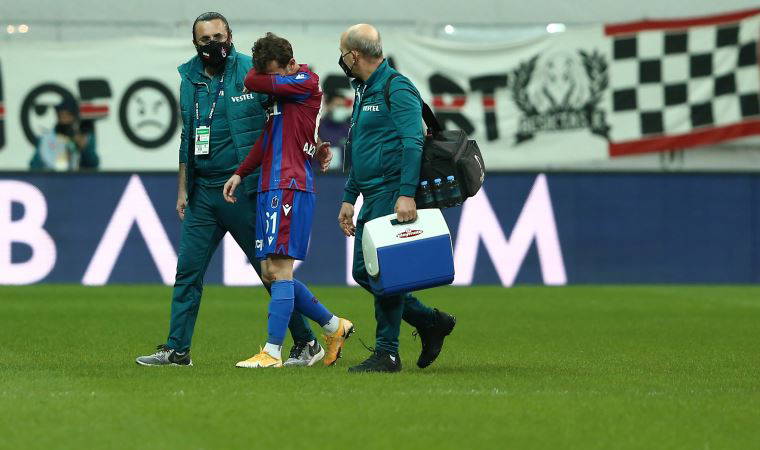 Trabzonsporlu Abdulkadir Parmak'ta kas yaralanması tespit edildi