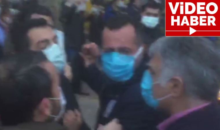 Kadıköy'de CHP İlçe Başkanı polis tarafından gözaltına alınmak istendi