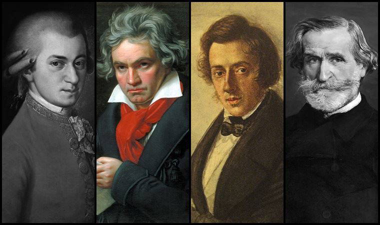 Mozart’tan Beethoven’a, Wagner’den Chopin’e müzik tarihi!