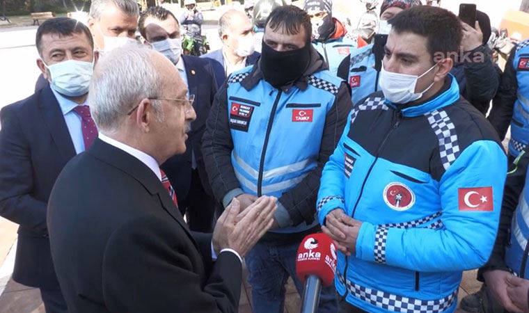 Motokuryecilerle buluşan Kılıçdaroğlu: Kapımızı her zaman çalabilirsiniz
