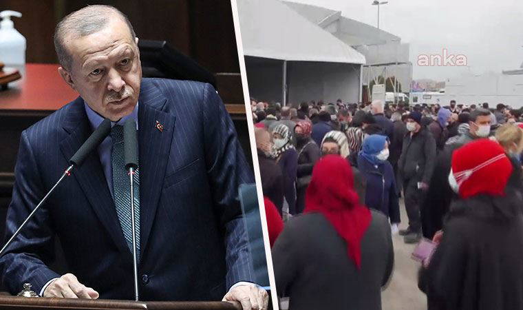 Erdoğan'ın da katıldığı kongrede skandal görüntüler