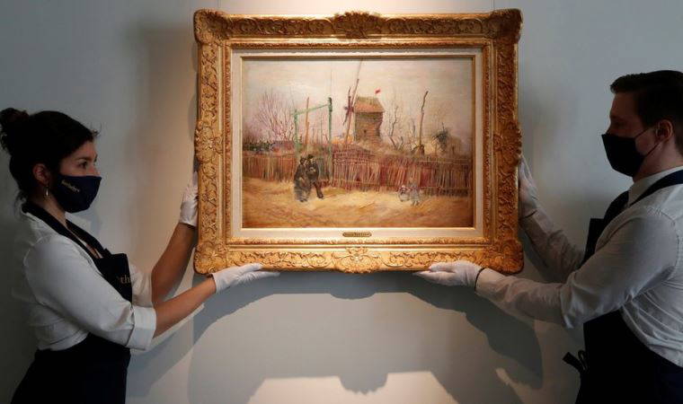 Van Gogh’un özel koleksiyondaki Montmartre resmi ilk defa görüntülendi
