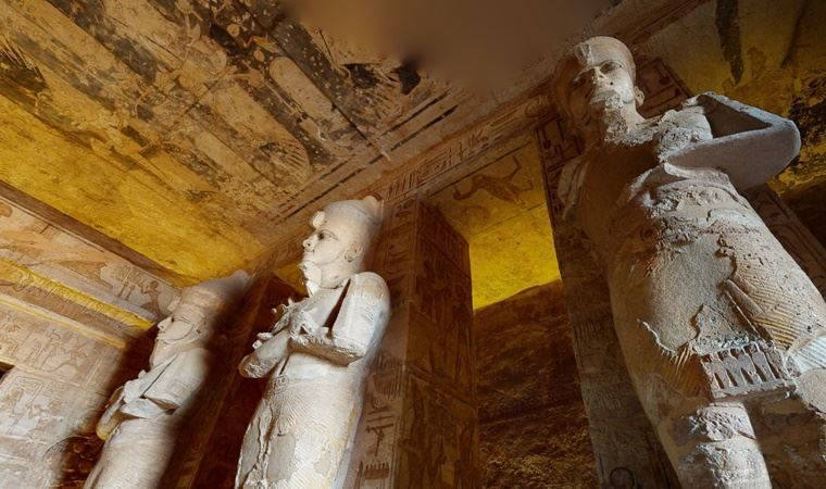 Ebu Simbel tapınakları sanal turla ziyarete açıldı