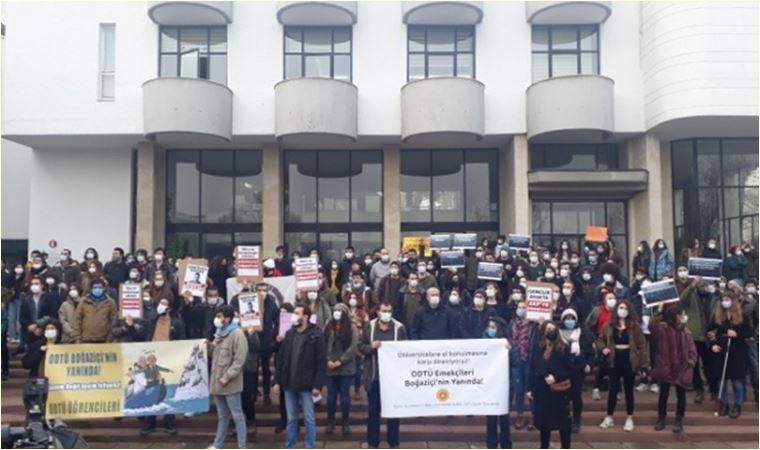 ODTÜ'den 'Boğaziçi'ne destek: Gurur duyuyoruz