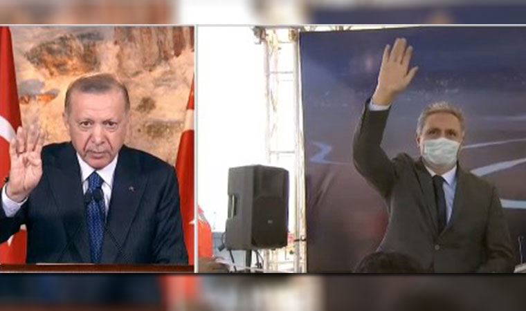 AKP'li vekil 'rabia'yı unutunca Erdoğan böyle seslendi