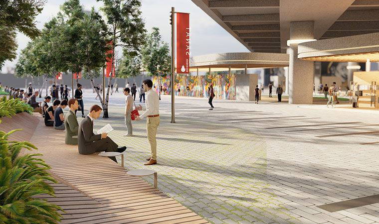 Mecidiyeköy meydanı yenileniyor