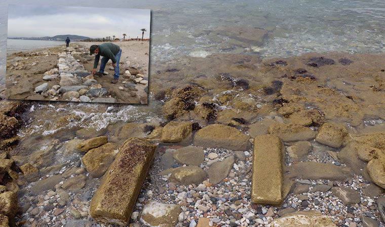 Sular çekildi, tarih ortaya çıktı