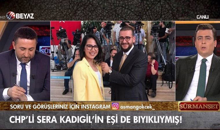 Beyaz TV'nin 'Sera Kadıgil' haberi alay konusu oldu: Sera Kadıgil'in eşi de bıyıklıymış!