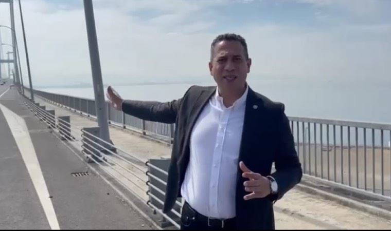 Osmangazi Köprüsü'nden paylaştı: 