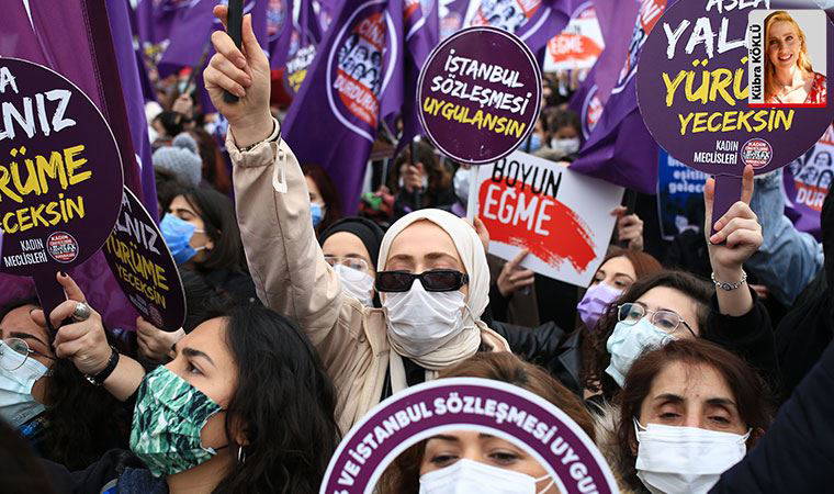 ‘Kadın hakları savunucuları kazanılmış haklarımızdan vazgeçmeyeceğiz’ diyor