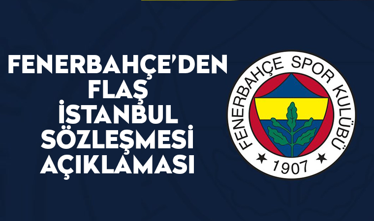 Fenerbahçe'den İstanbul Sözleşmesi açıklaması!