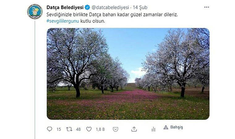 Datça Belediyesi, bir tweetini 6 bin dolara sattı