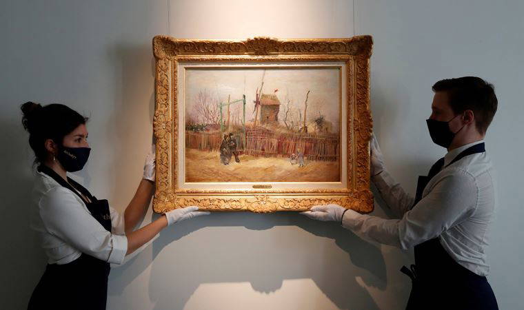 Van Gogh’un Montmartre'deki Sokak Manzarası 13 milyon 91 bin euroya satıldı