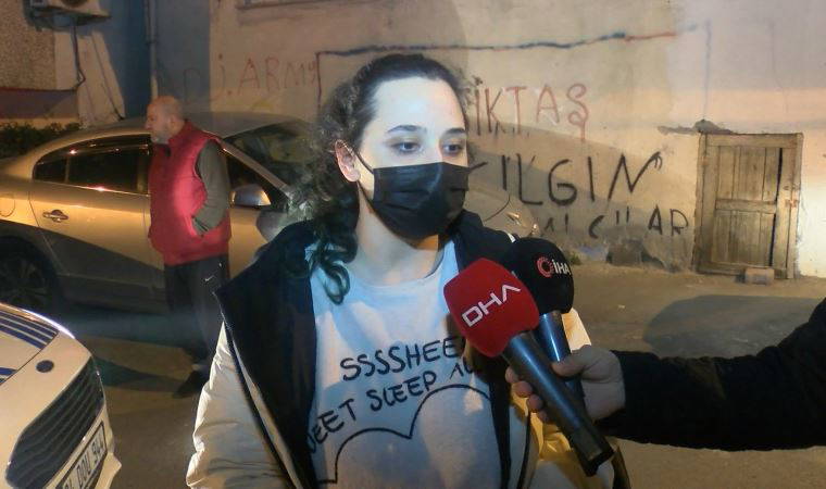 Eyüpsultan'da iki bina arasındaki istinat duvarı çöktü