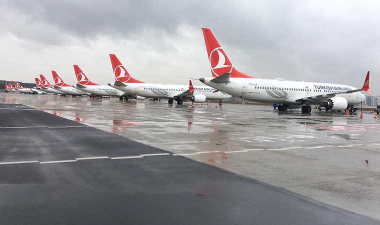 THY'nin Boeing 737 MAX 8 tipi iki uçağı yeniden uçuşlara başlıyor