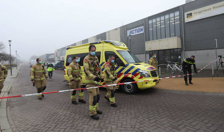 Hollanda polisinden Covid-19 test merkezinde patlamaya ilişkin  açıklama