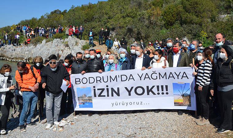 Bodrum'da Adaboğazı tepkisi: Yağmaya izin yok!