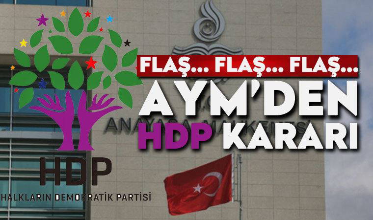 HDP'ye açılan kapatma davasında AYM raportörü, iddianamenin iadesini istedi