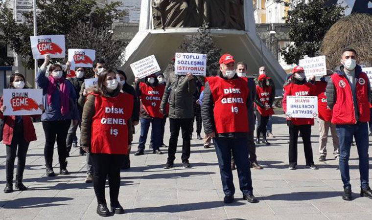 Bakırköy Belediyesi İşçileri, anayasal hakları olan toplusözleşme için mücadele ediyor