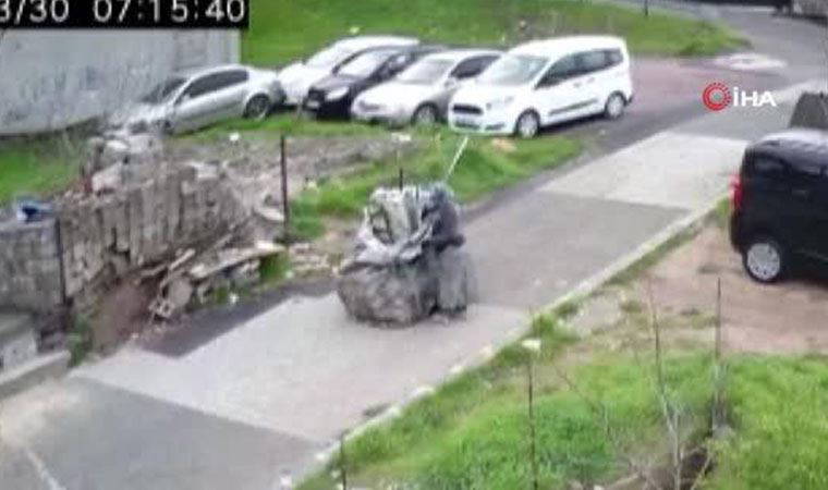Maltepe'de hırsızlık anları kamerada